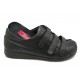 Zapato tres velcros. Ancho y cómodo