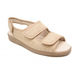 Zapatilla sandalia con tres velcros para hombre