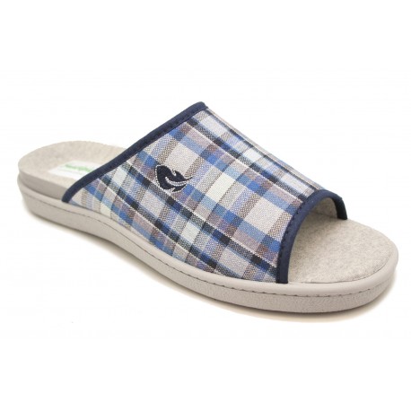Zapatilla abierta para casa de hombre