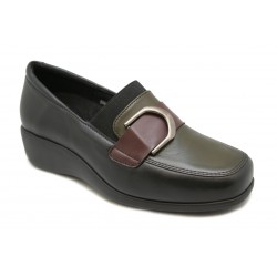 Zapato mocasín juvenil para plantillas